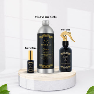 Elixir Complete Set (Six Month Supply): A Multi-benefit Reparative Spray for Hydration, Strength & Nourishment - Zigleys