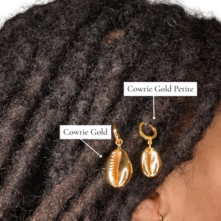 Cowrie Gold : Real Gold Loc Jewelry & Hair Charms for Braids