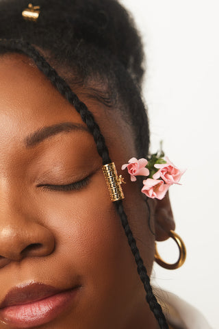 'Z' Loc Cuff : Real Gold Loc Jewelry