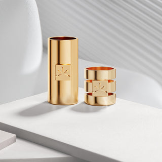 The Foundation Set (Set of 2 Cuffs) : Real Gold Loc Jewelry