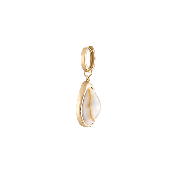 Cowrie Cuffed : Real Gold Loc Jewelry & Hair Charms for Braids