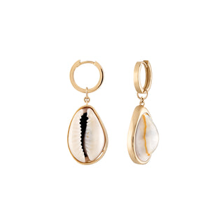 Cowrie Cuffed Earrings